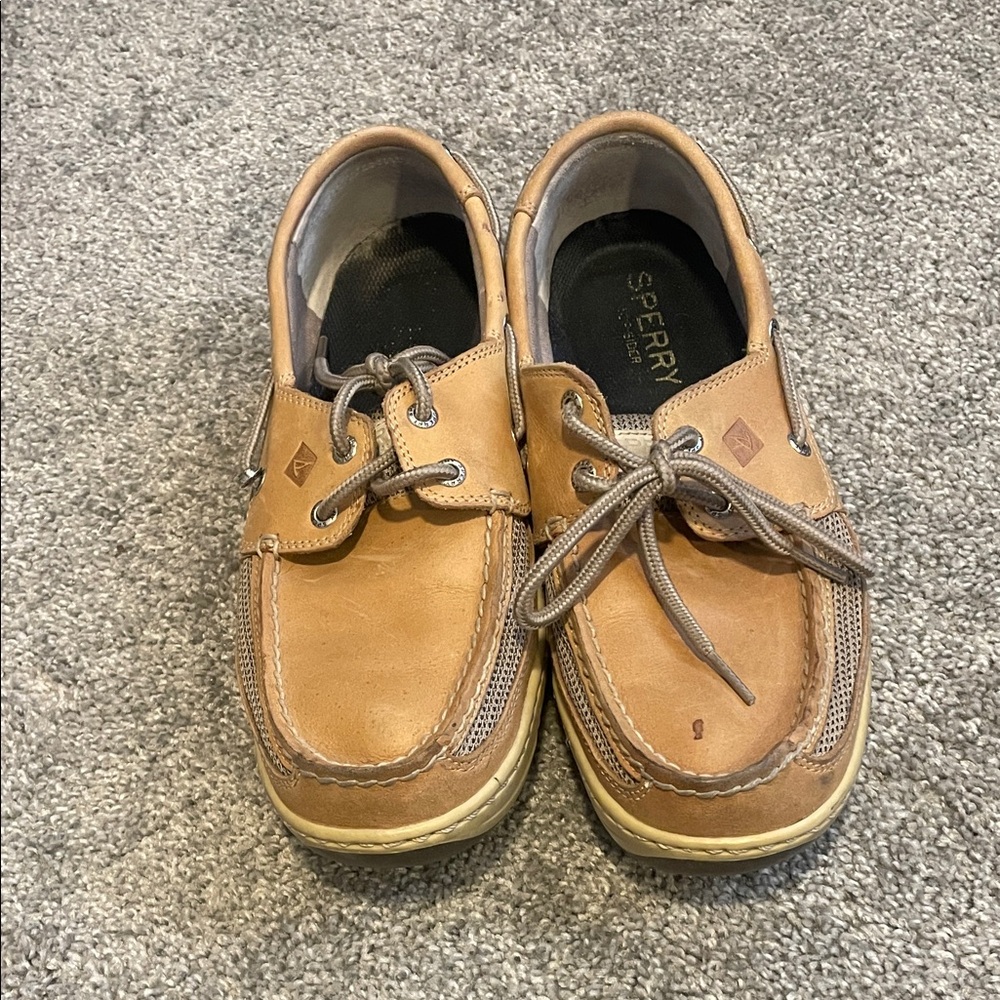 Sperry Men's Brown Leather Boat Shoes